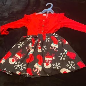 Beautiful toddler girl Christmas outfit